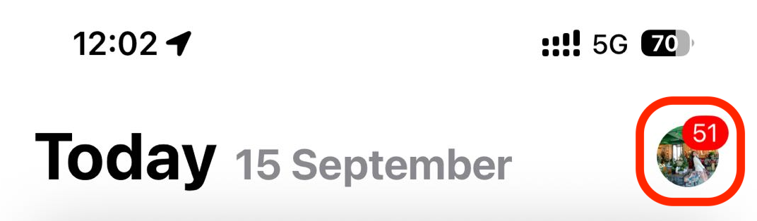 步骤2：点击头像