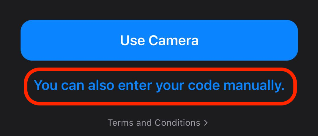 步骤4：手动输入代码并兑换